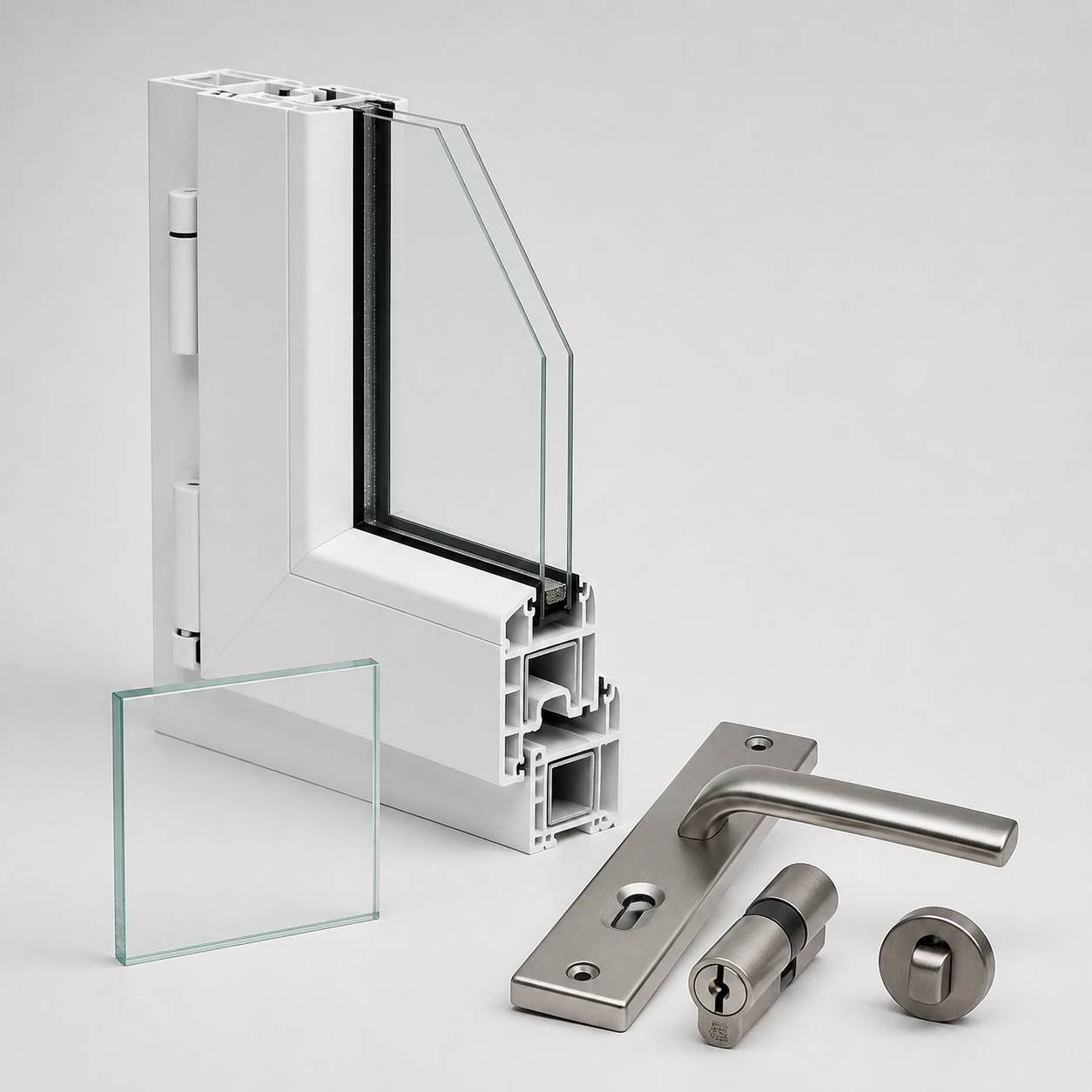 05-doors-windows-glass پنجره آلومینیوم ترمالبریک Sokna Test – مدل آزمایشی A - Image 1