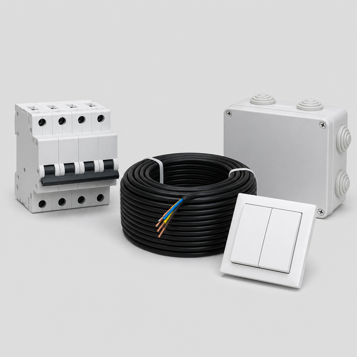 08-electrical کلید مینیاتوری هیمل – مدل آزمایشی A - Image 1