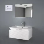 ست کابینت و روشویی دلفین مدل W-7246-bmb به همراه آینه