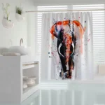 پرده حمام دلفین مدل Elephant سایز 180×200سانتی متر