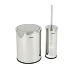 ست سطل زباله و فرچه دلفین مدل DRT-01