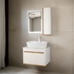 ست کابینت و روشویی دلفین مدل ZN-R20-6040 به همراه آینه و باکس