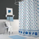 پرده حمام کد Ev-4910 سایز 200×180 سانتی متر